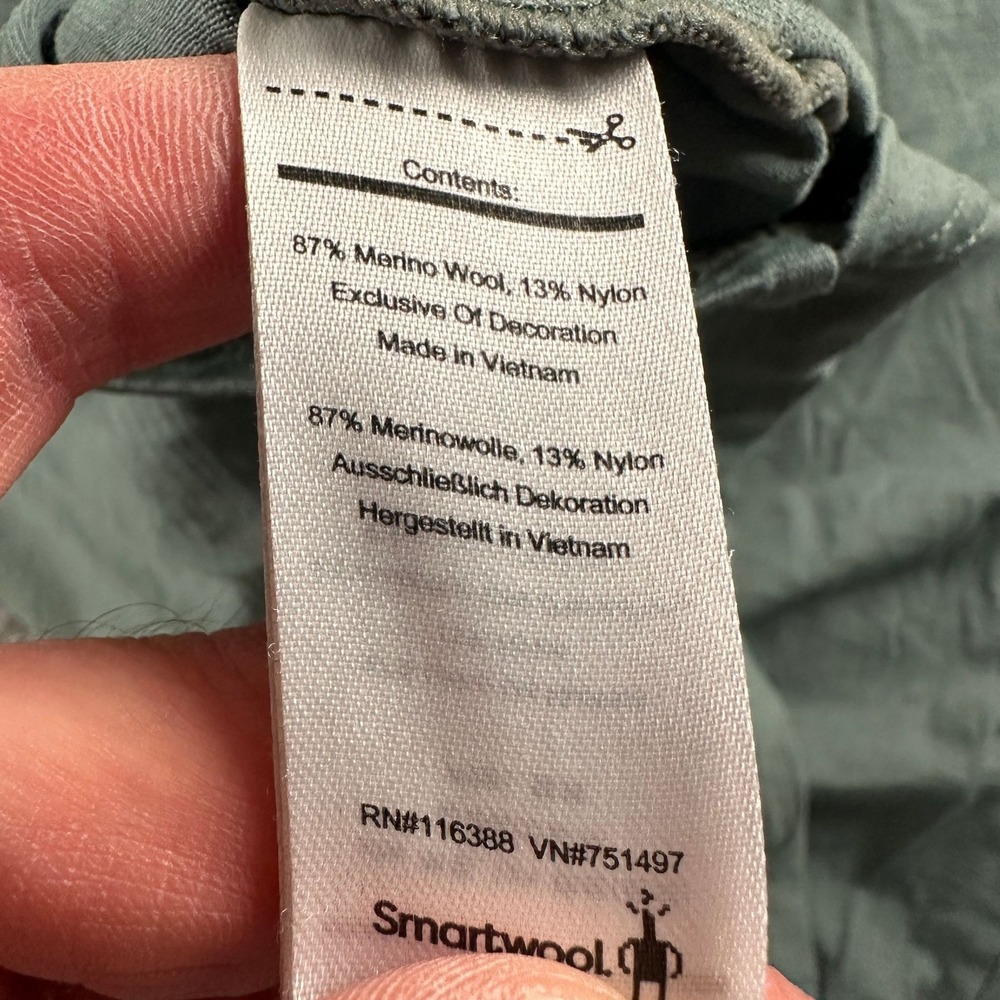 Smartwool Grateful Dead Dancing Bears Shirt Mens S Merino 150 Long Sleeve Green - Picture 9 of 11